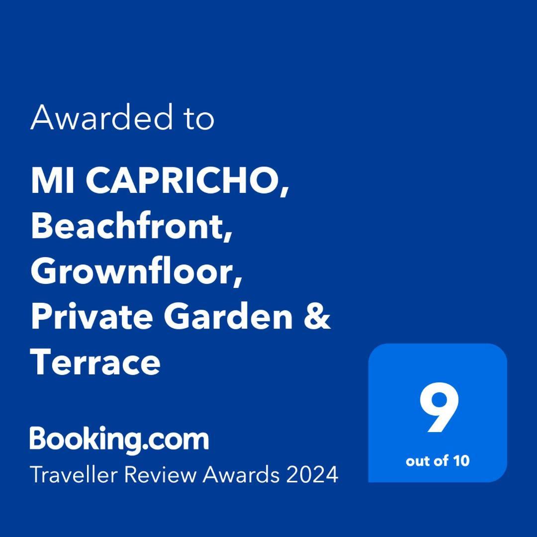 Mi Capricho, Beachfront, Grownfloor, Private Garden & Terrace Sitio de Calahonda ภายนอก รูปภาพ
